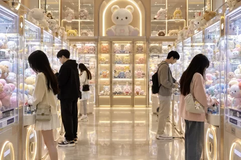 高定精品机台陈列与整店供应链展示