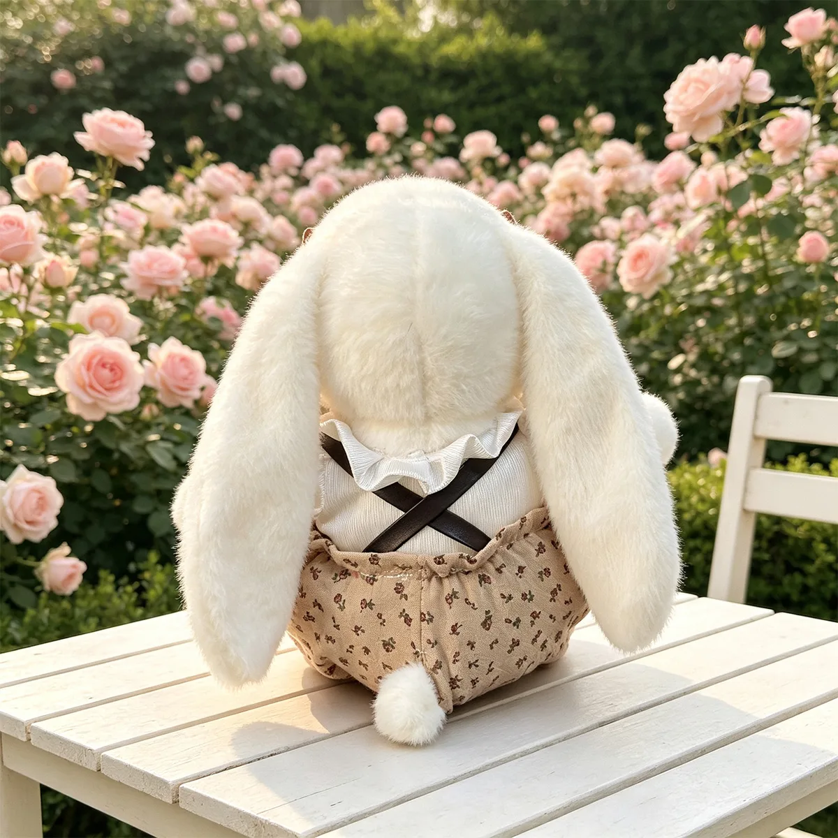 Y3892 碎花好友兔(含颗粒·田园碎花纯真好物)