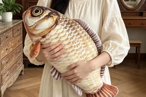 Y3690仿真鲫鱼毛绒抱枕