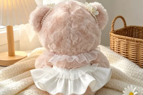 Y3808玫瑰贝贝熊精品8寸
