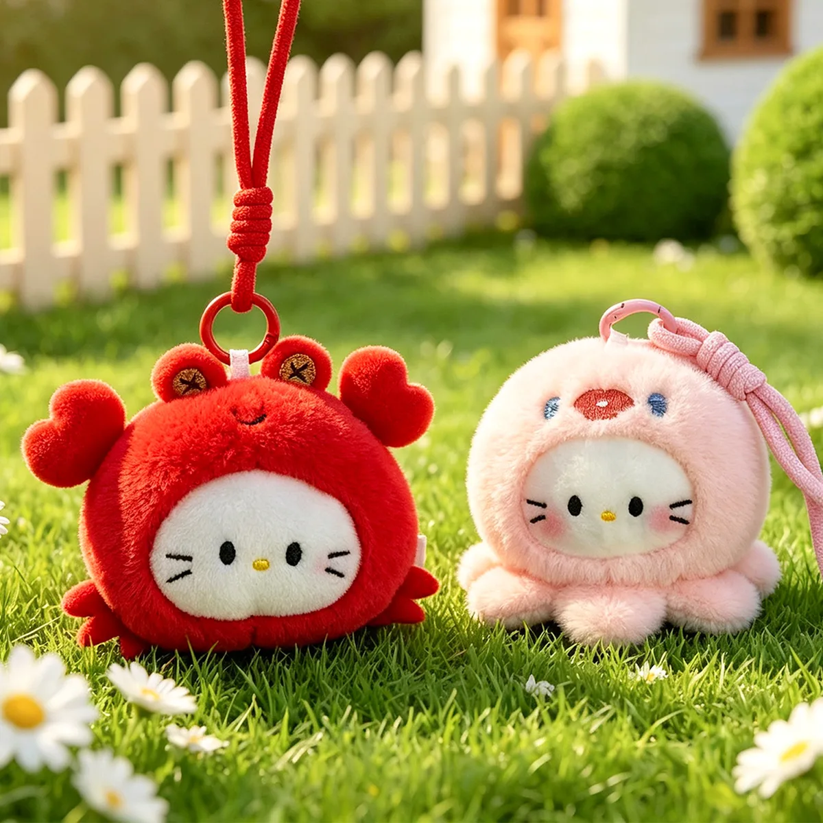 YY3313 海鲜猫猫挂件(9×8cm·搞怪海产变装)