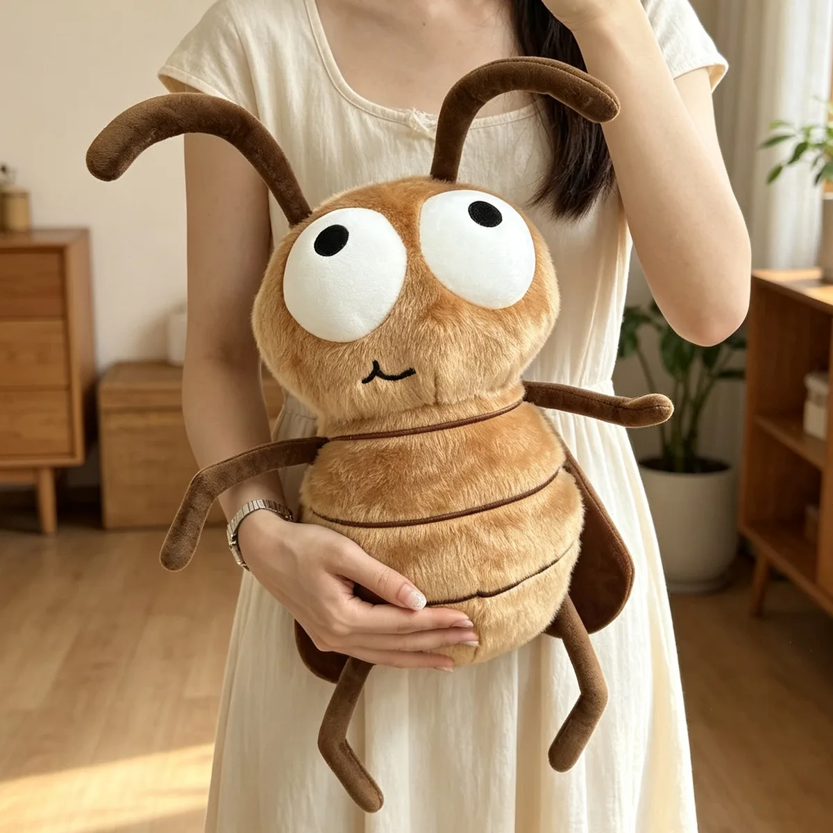 YY3661 大蟑螂抱枕手持(恶搞开箱第一利器)